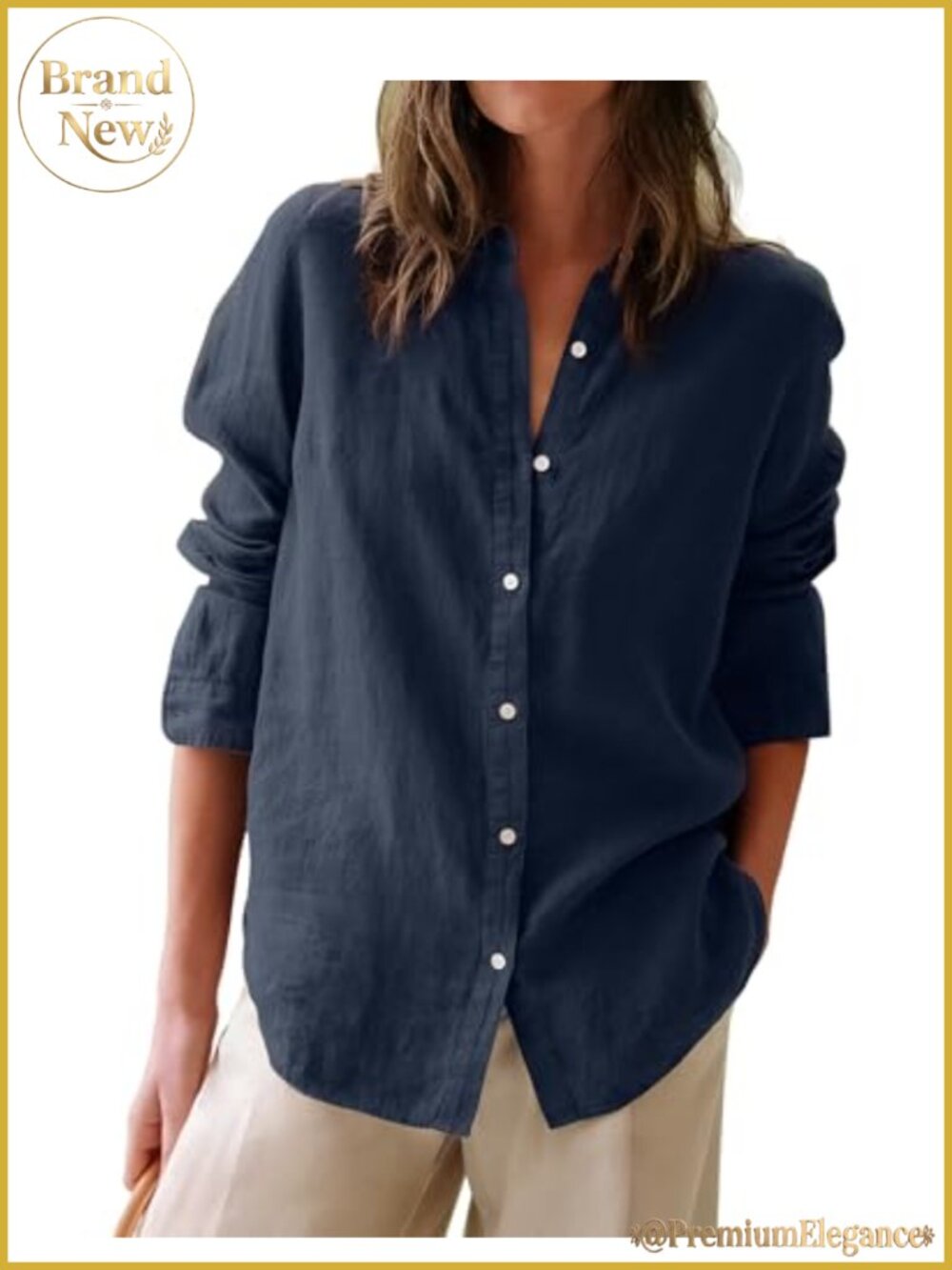 Women's 100% Cotton Oxford Button Down Shirt Long Sleeve Wrinkle Free Work